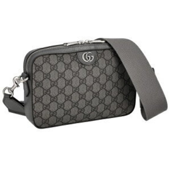 Gucci Ophidia Crossbody Bag Black UULHK Gray - Picture 1 of 5